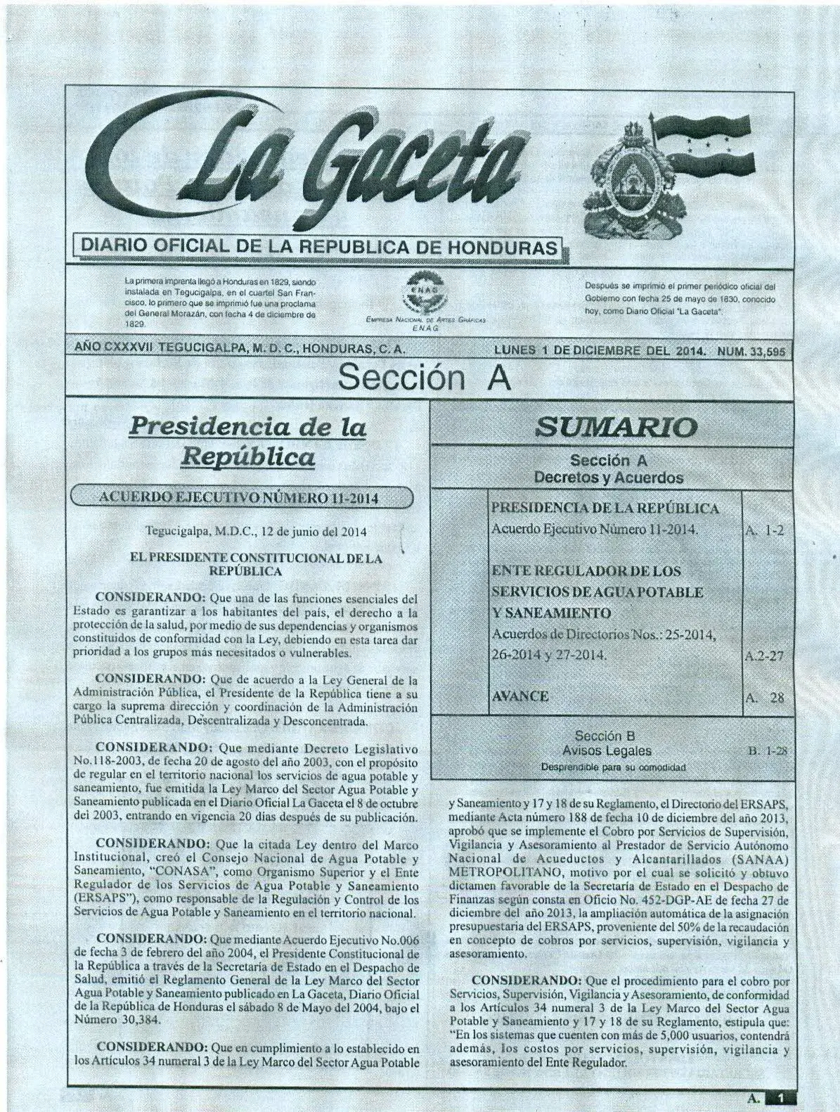 Reglamentos de cobro SVA
